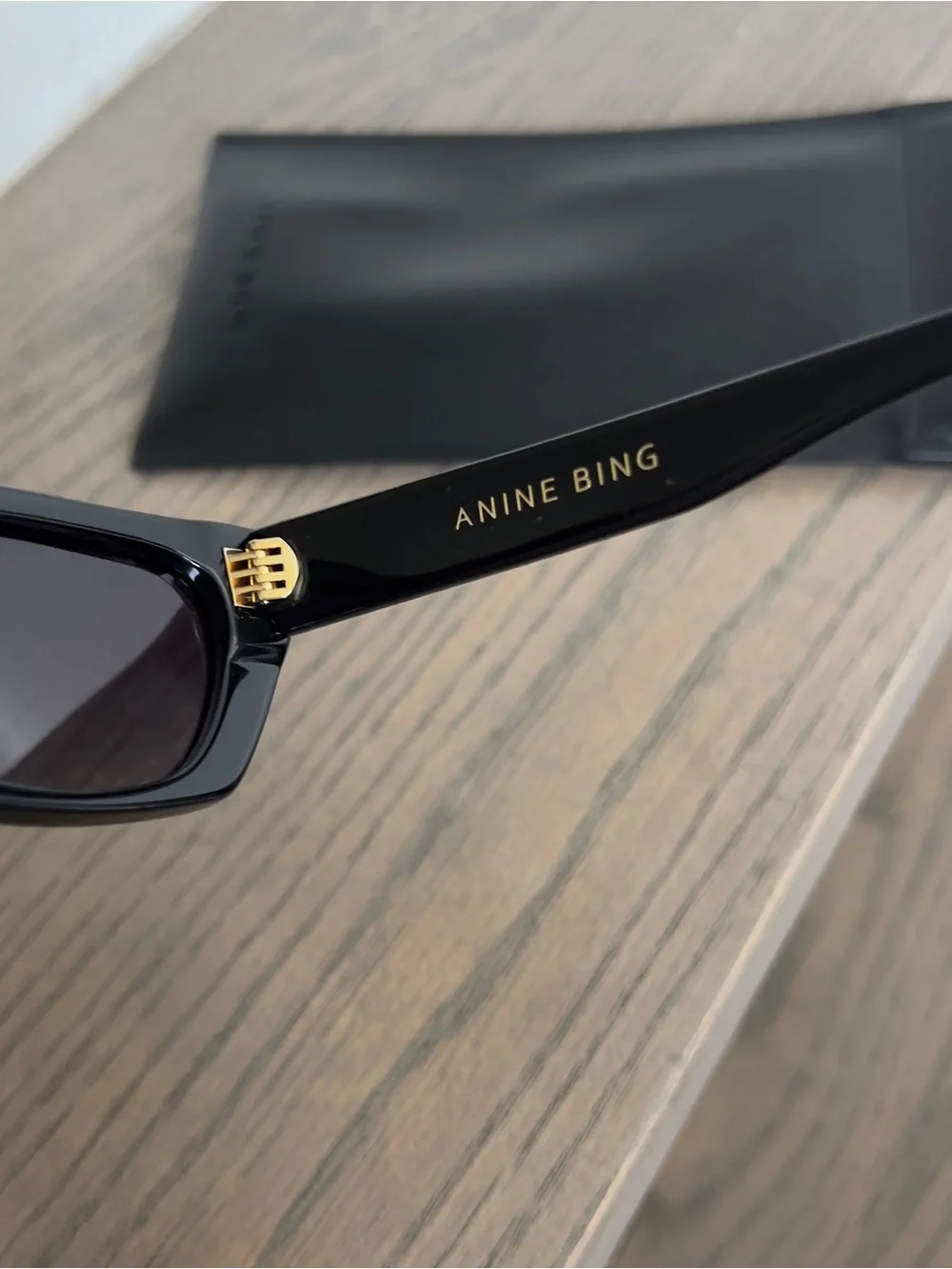 Anine Bing Pierre Sunglasses in Black New